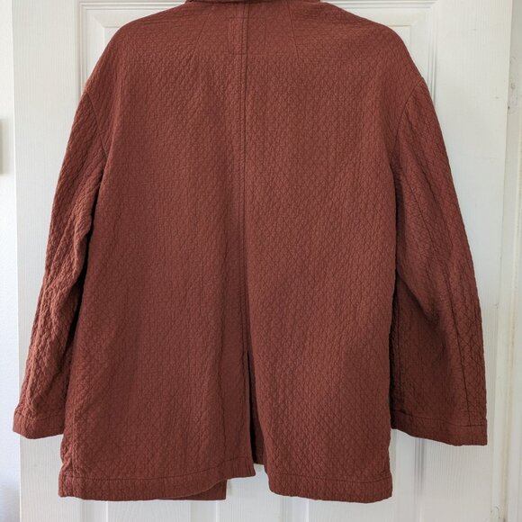 Madewell Quilted Blazer in Rust - Medium - Picture 2 of 3